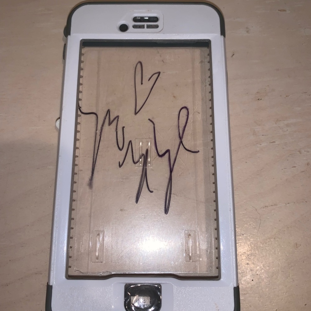 Life proof case with tana mongeau signature